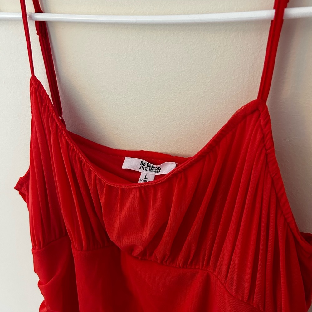 Brand new cherry red bodycon dress